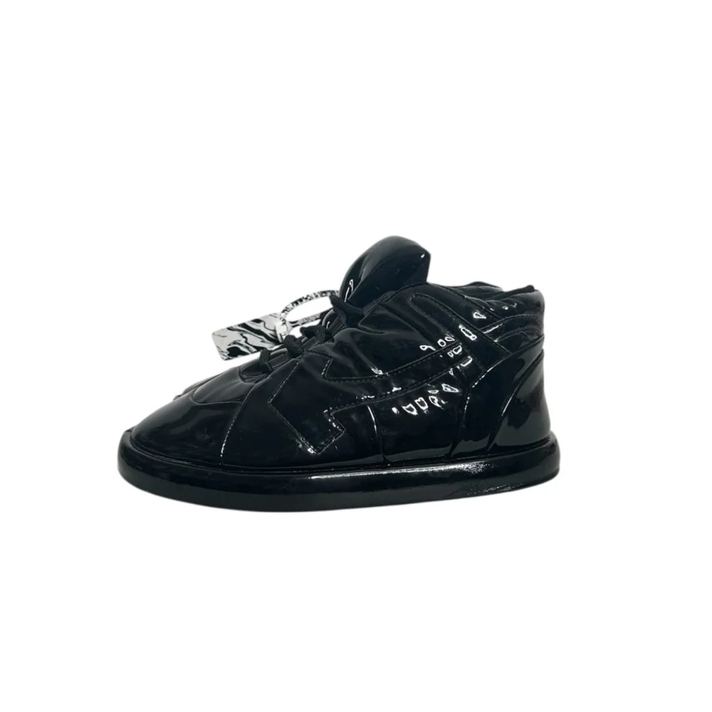 Off-White Women’s Bump High Sneaker Black Size EU 38 US 7.5/8 Made in Italy